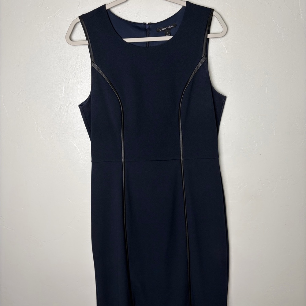 41 Hawthorn Navy Sleeveless Sheath Dress
